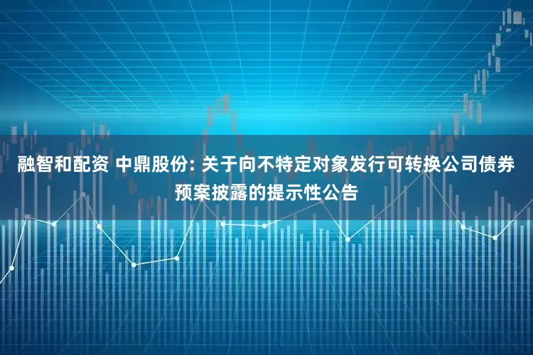 融智和配资 中鼎股份: 关于向不特定对象发行可转换公司债券预案披露的提示性公告
